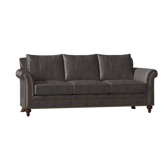 BradingtonYoung Richardson 91'' Leather Sofa Wayfair